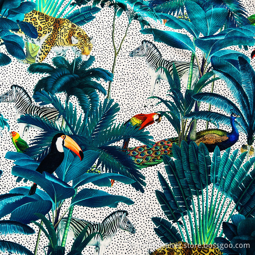 100% Polyester Printed Holland Velvet Fabric